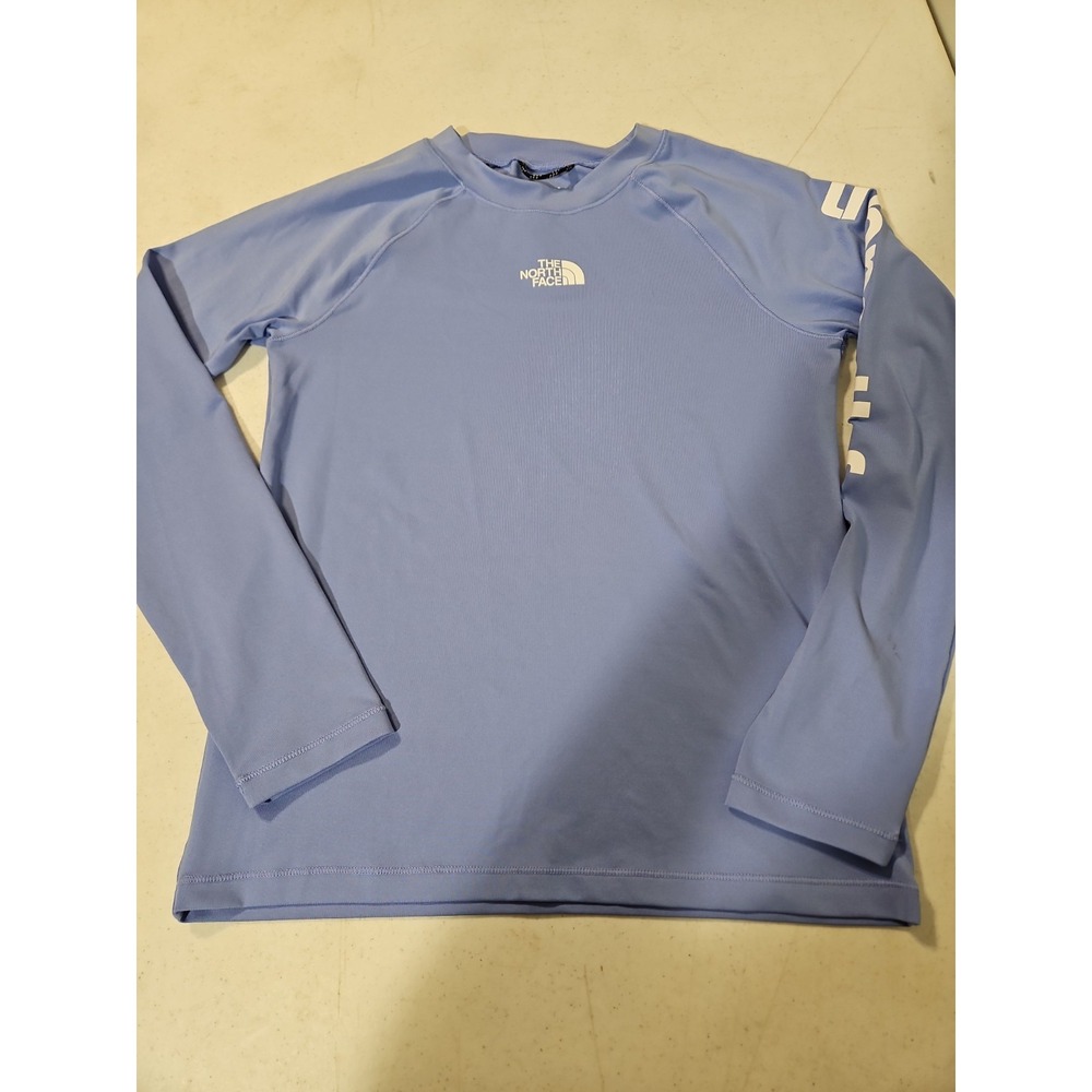 THE NORTH FACE‎ UPF40+ Girl's Large Light Purple Long Sleeve Sun/Swim Shirt(1886
